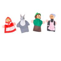 titeres para dedos con personajes de caperucita roja