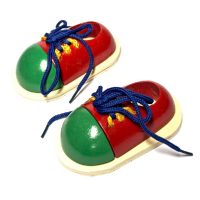 juguete didactico para aprender a atarse los zapatos